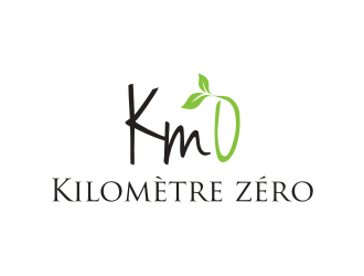 Km 0        Kilomètre zéro logo design by RatuCempaka