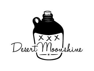 Desert Moonshine logo design by nexgen