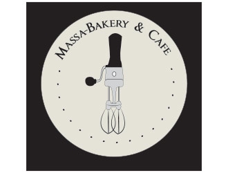 massa - bakery & cafe logo design by not2shabby