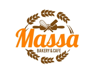 massa - bakery & cafe logo design by AamirKhan