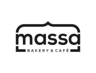 massa - bakery & cafe logo design by rokenrol