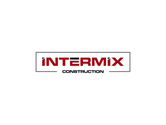Intermix Construction logo design by haidar