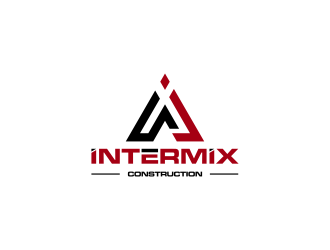 Intermix Construction logo design by haidar