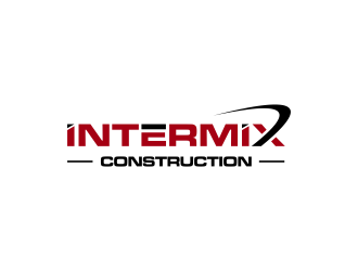 Intermix Construction logo design by haidar