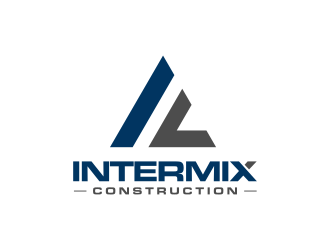 Intermix Construction logo design by thegoldensmaug