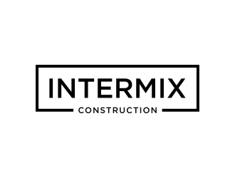 Intermix Construction logo design by p0peye
