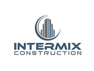 Intermix Construction logo design by maze