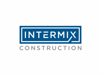 Intermix Construction logo design by checx