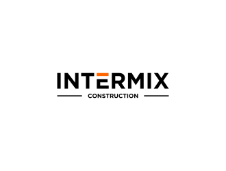 Intermix Construction logo design by haidar