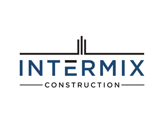 Intermix Construction logo design by clayjensen