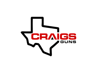 Craigs Guns logo design by haidar