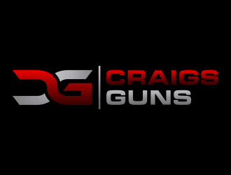Craigs Guns logo design by p0peye
