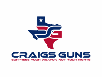 Craigs Guns logo design by hidro