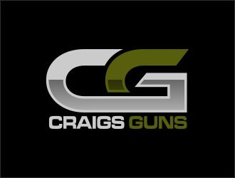 Craigs Guns logo design by agil