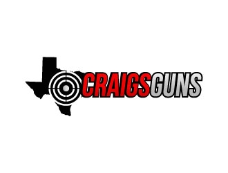 Craigs Guns logo design by aryamaity