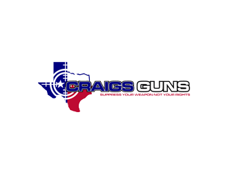 Craigs Guns logo design by Jhonb