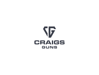 Craigs Guns logo design by Asani Chie