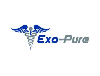 Exo-Pure logo design by AisRafa