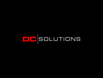 DC SOLUTIONS  logo design by haidar