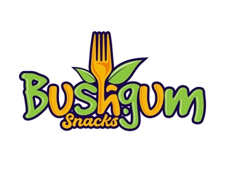 Bushgum Snacks logo design by DreamLogoDesign