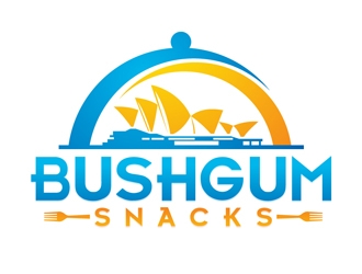 Bushgum Snacks logo design by DreamLogoDesign