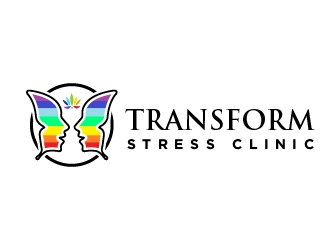 Transform Stress Clinic logo design by cybil