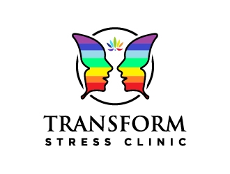 Transform Stress Clinic logo design by cybil