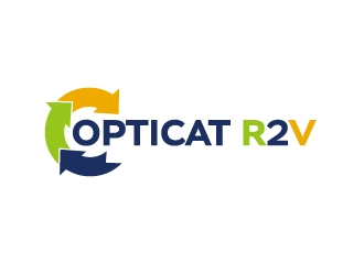 OptiCat R2V logo design by Marianne
