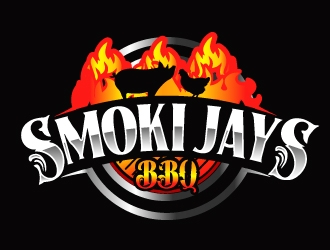 Smokin Jays BBQ logo design by AamirKhan