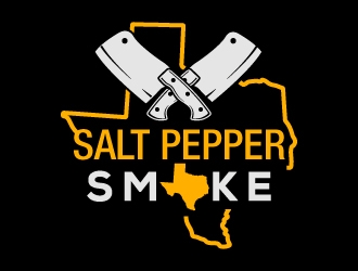 Salt Pepper Smoke BBQ logo design by LogOExperT