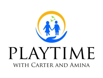 Playtime with Carter and Amina logo design by jetzu