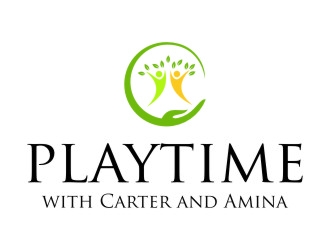 Playtime with Carter and Amina logo design by jetzu