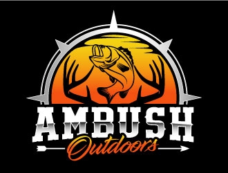 Ambush Outdoors logo design by daywalker