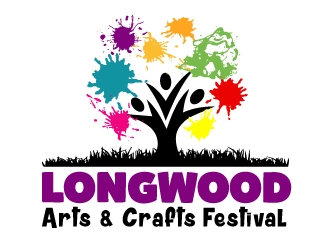 Longwood Arts & Crafts Festival logo design by AamirKhan