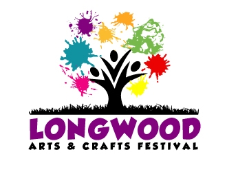 Longwood Arts & Crafts Festival logo design by AamirKhan
