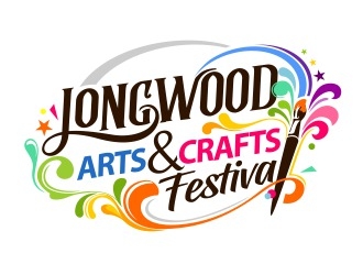 Longwood Arts & Crafts Festival logo design by veron