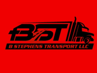 B Stephens Transport LLC  logo design by jaize