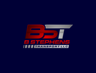 B Stephens Transport LLC  logo design by alby