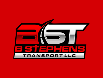 B Stephens Transport LLC  logo design by semar