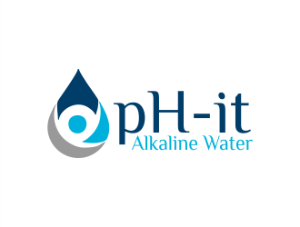 pH-it Alkaline Water logo design by Gwerth