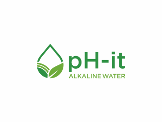 pH-it Alkaline Water logo design by luckyprasetyo
