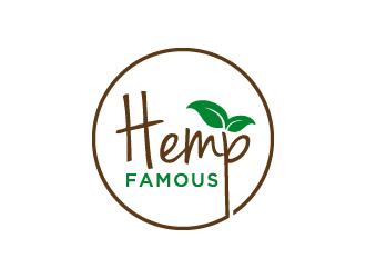 Hemp Famous logo design by denfransko