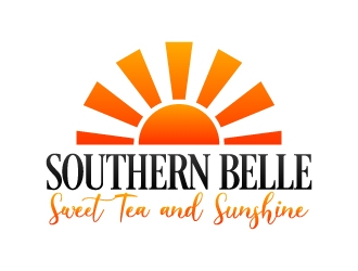 Southern Belle Sweet Tea and Sunshine logo design by karjen