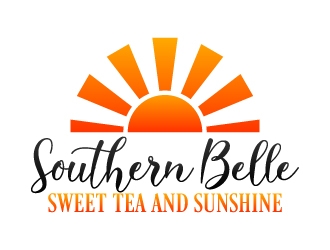 Southern Belle Sweet Tea and Sunshine logo design by karjen