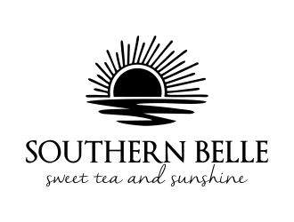 Southern Belle Sweet Tea and Sunshine logo design by JessicaLopes