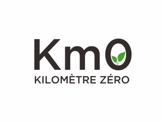 Km 0        Kilomètre zéro logo design by afra_art