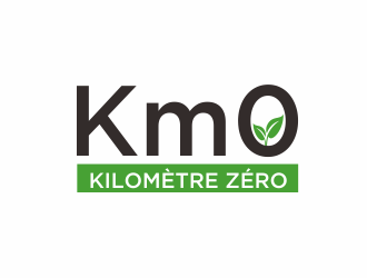 Km 0        Kilomètre zéro logo design by afra_art