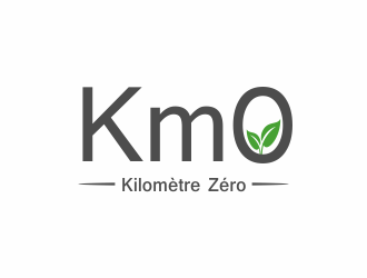 Km 0        Kilomètre zéro logo design by afra_art