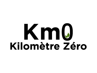 Km 0        Kilomètre zéro logo design by treemouse