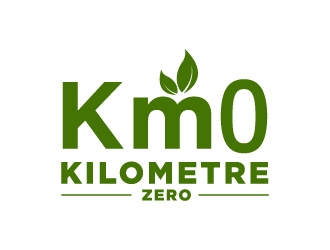 Km 0        Kilomètre zéro logo design by treemouse